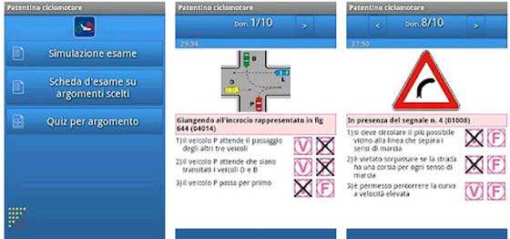 ... Ciclomotore + Quiz Patente B Android Gratis - Esame Patente Auto Moto