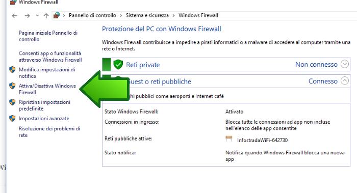 Come Attivare Disattivare Firewall PC Windows Antivirus Blocca Programmi