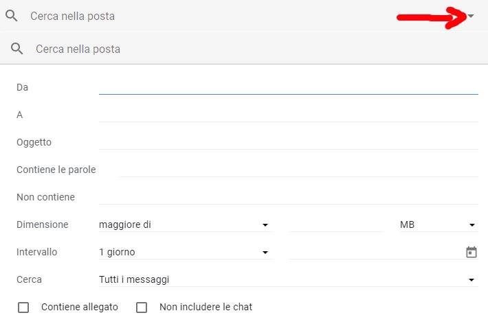 creare filtro gmail