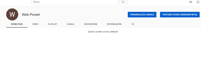 personalizzare canale youtube