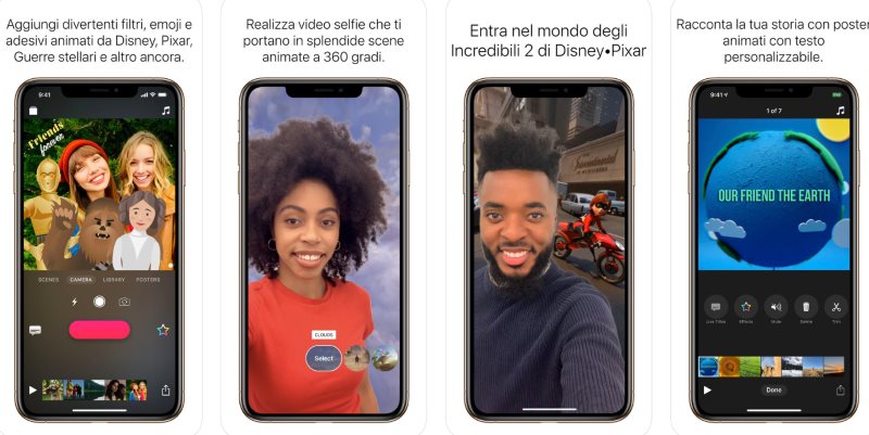 editare video con filtri