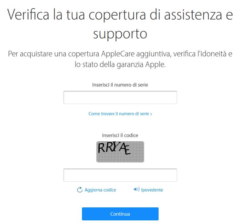 come verificare copertura iphone